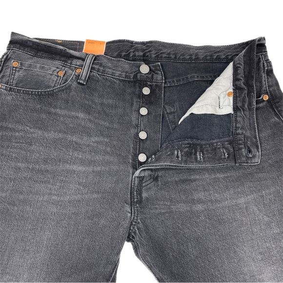 Levi’s 501 Strong Jeans Black Size 36x30 - Picture 5 of 9